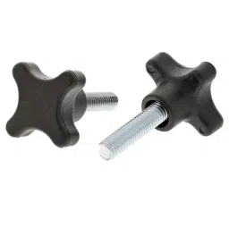 RS PRO Black 4-Arm Clamping Knob M8 Threaded Stud, 7027699-image-90