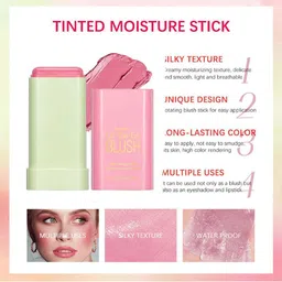 Adbeni Set Of 2 On the Glow Tinted Moisture Stick - 19g Each Shade - Bronze - Ruby image 3