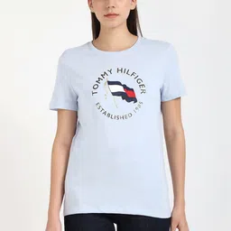Tommy Hilfiger Women Printed Applique T-shirt-image-30
