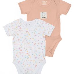 Mi Arcus Aquarius Unisex Onesies Snap Button Closure Pack Of 2 - Multi-image-62