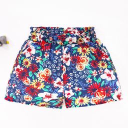 Kookie Kids Shorts Floral Print - Multicolor-image-84