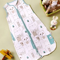 Kicks & Crawl -Sleepy Panda Sleeping Sack -White-image-22