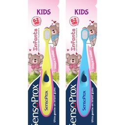 SensoProx Infant Toothbrush Pack of 2 - Yellow & Blue-image-47