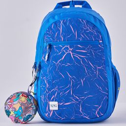 Wildcraft Squad Printed Backpack With Pouch Blue - Height 16 Inches-image-26