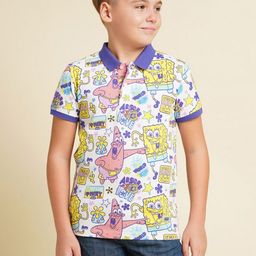 Jack & Jones Junior Boys Printed Polo Collar Pockets T-shirt-picture-23