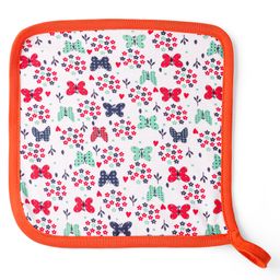 Babyhug Cotton Double Layer Wash Cloth Animal & Floral Print Pack of 3 - Multicolor image 4