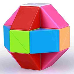 NEGOCIO Magic Snake 36 Blocks Geometric Brain Teaser Ruler Cube Wedges Twist Puzzle Toy - COLOR MAY VARY image 5