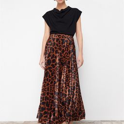 Trendyol Printed Flared Maxi Skirts-picture-4