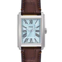 Fossil Men Dial & Leather Straps Analogue Watch FS6110-71