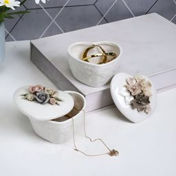 TAYHAA White Set of 2 Regular Jewellery Organiser Organisers-18