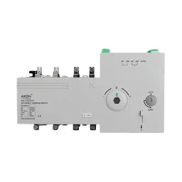 Axon AX2 Series 4 Pole 250 Amp Top Entry Motorised Automatic Transfer Switch With Inbuilt Controller, AX2-250L/4P/T-41