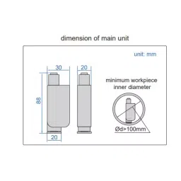Insize Mini Leeb Hardness Tester -20 to 45°C, HDT-L301 image 2