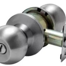 OZONE OCKL-22 60 mm Silver Satin Finish Cylinder Knob Lock-5