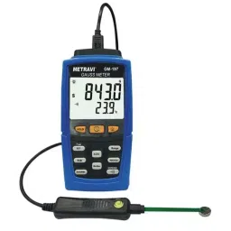 Metravi Electromagnet Gauss Meter ±4% Blue-Black, GM-197-22