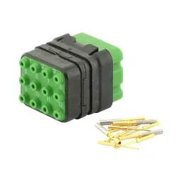SOURIAU-SUNBANK / EATON RECTANGULAR MODULE, PLUG, 12POS, 3ROW, 8MQ2M1220PA-image-28