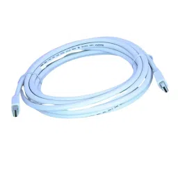 SETMI INDIA Mini DisplayPort Cable 5 m 4K Ultra HD Resolution, White-21