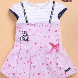 I LOVE MOM Girls Mauve Dresses-22