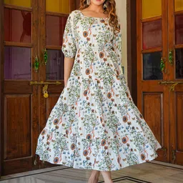 IKRASS Women Floral Print Maxi Dress-picture-21