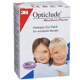 3M Opticlude Orthoptic Junior Eye Patch Size 5x6 cm, 1537 (Pack of 20 Pcs)-16