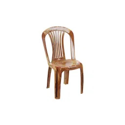 Cello Stream Plastic Monobloc Armless Chair, Brown-image-85