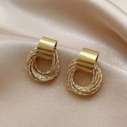 ONUYX Gold-Plated Drop Earrings-18