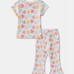 R&B Girls Printed Pure Cotton T-Shirt With Trousers-picture-14