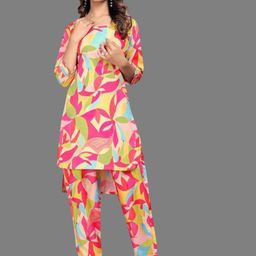 JULEE Printed Kurta With Trousers-image-24