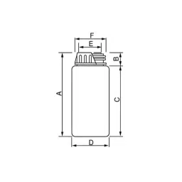 AS ONE Narrow Mouth Bottle SCC Gamma Ray Sterilization 500 ml, 7-2101-33 (Pack of 10 Piece)-picture-35