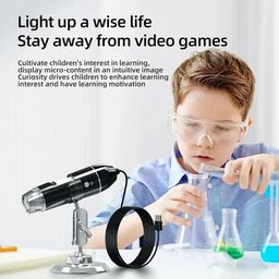 MANYCAST 1000x Digital Microscope with Adjustable Brightness, High-Resolution Image and Video, USB Connection, Compatible with iOS & Android for Professionals, hobbyists, Students image 5