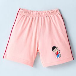 Tango Single Jersey Knit Shorts With Kid Print - Pink-picture-19