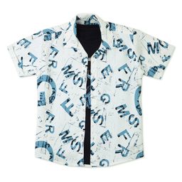 CAVIO Cotton Half Sleeves Alphabet Printed Shirt With Tee - White-image-18