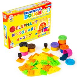 Ratnas Educational Dough 3 in 1 with 6 Shapes Moulds - Multicolor-image-10