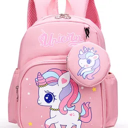 SYGA Kids Cute Cartoon Backpack with Coin Purse Height 12.2 Inches (Pony - Light Pink)-picture-42