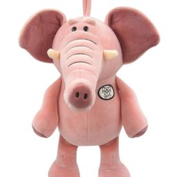 Tickles Elephant Soft Stuffed Plush Toy Animal Toy for Kids Girls & Boys Birthday Gift (Color: Pink Size: Length 25 cm)-image-12