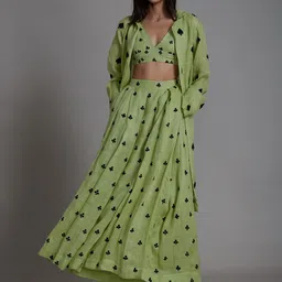 MATI Printed Ready to Wear Lehenga &-image-2