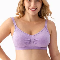 BRACHY Plus Size Full Coverage Removable Padding Maternity Bra-4