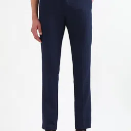 Arrow Men Textured Slim Fit Mid-Rise Formal Trousers-picture-27