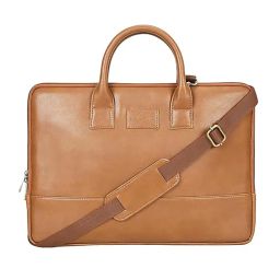HAMELIN Theo Sleek Laptop Bag Tan-picture-5