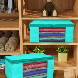 Kuber Industries Green Set of 6 Regular Drawer Organiser Organisers-16