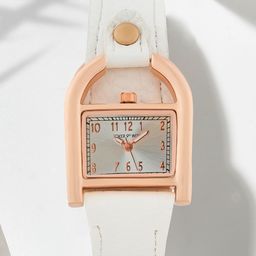 JOKER & WITCH Women Embellished Dial & Leather Bracelet Style Straps Analogue Watch AMWW1007-16