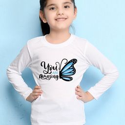 NUSYL Girls Printed T-shirt-picture-28