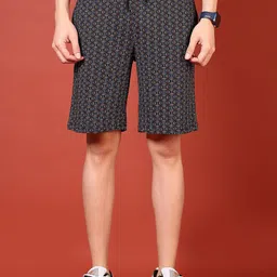 V-Mart Men Printed Regular Fit Shorts-image-1