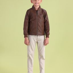 u.s. polo assn. kids U.S. Polo Assn. Boys Stand Collar Casual Jacket-picture-43