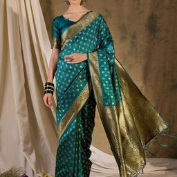 Suha Woven Design Zari Art Silk Banarasi Saree-image-128