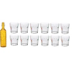 SOMIL Yellow Glass Airtight Can Bottle-picture-17
