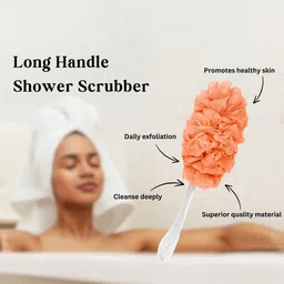 CareDone Set Of 2 Round Loofah & Long Loofah With Handle image 5
