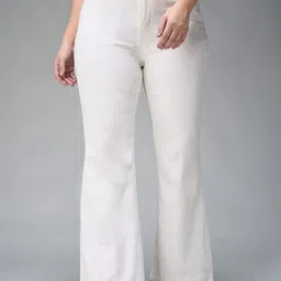 Miss Chase A+ Women Bootcut High-Rise Light Fade Stretchable Jeans-image-89