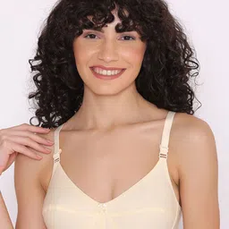 INKURV Solid Bra Full Coverage Non-Wired Non Padded image 2