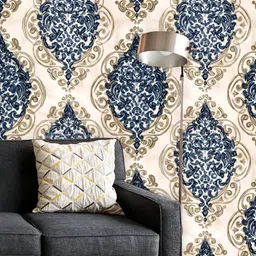 ArtzFolio Printed UV-Resistant Anti-Bacterial Repeating Flowers Peel & Stick Wallpaper-image-84