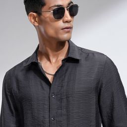 HIGHLANDER Men Slim Fit Opaque Checked Casual Shirt-image-63